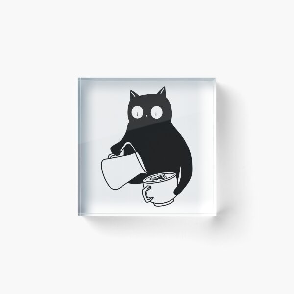 Item preview, Funny Coffee Lover Cat 2 designed and sold by mcraft studio.