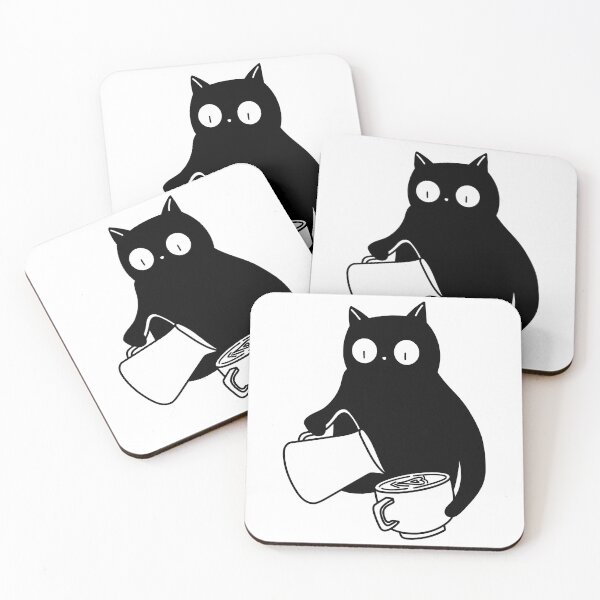 Item preview, Funny Coffee Lover Cat 2 designed and sold by mcraft studio.