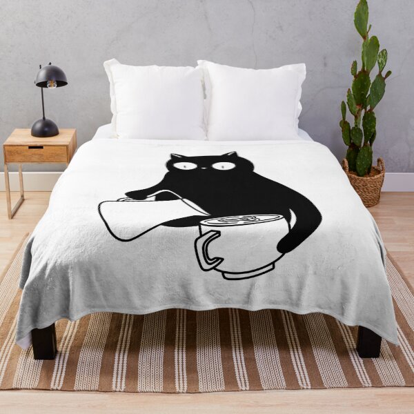 Item preview, Funny Coffee Lover Cat 2 designed and sold by mcraft studio.