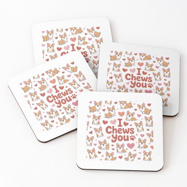Item preview, I Chews You - Valentine Corgi Heart - Valentines Design designed and sold by Peter Stawicki.