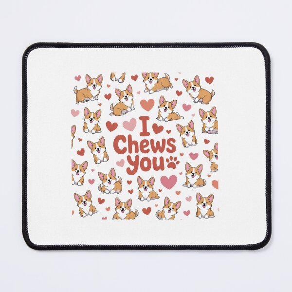 Item preview, I Chews You - Valentine Corgi Heart - Valentines Design designed and sold by Peter Stawicki.