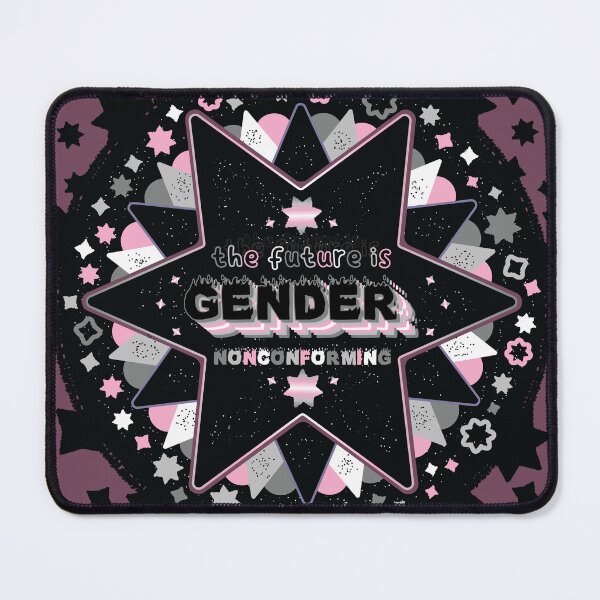 Item preview, The future is Gender Nonconforming [demigirl] designed and sold by deadbeatprince-typography.