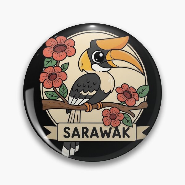 Item preview, Sarawak Hornbill Bird designed and sold by MiQShop.