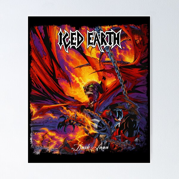 Item preview, Iced Earth The Dark Saga designed and sold by graphic-montage.