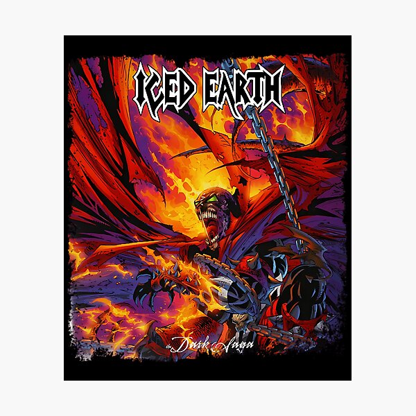 Item preview, Iced Earth The Dark Saga designed and sold by graphic-montage.