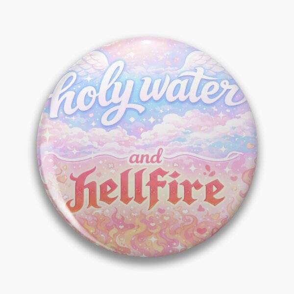 Item preview, Holy Water & Hellfire – Pastel Heaven and Hell Art designed and sold by DeluluDept.