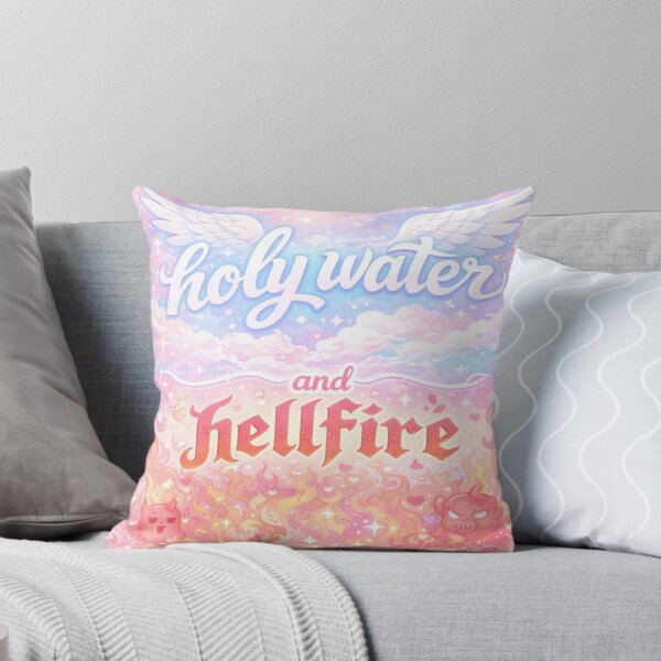 Item preview, Holy Water & Hellfire – Pastel Heaven and Hell Art designed and sold by DeluluDept.