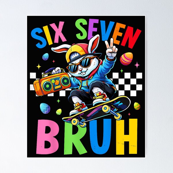 Item preview, 67 Six Seven Bruh Bunny For Kids Girls Boy Women Easter Day designed and sold by Cokonatss.