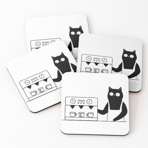 Item preview, Funny Coffee Lover Cat 3 designed and sold by mcraft studio.