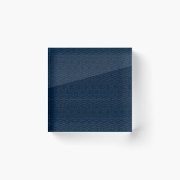 Item preview, Earthy Blue Beehive Texture - Abstract Geometric Shape Pattern  - Valentine Gifts For Him designed and sold by RoyalStarsPatts.