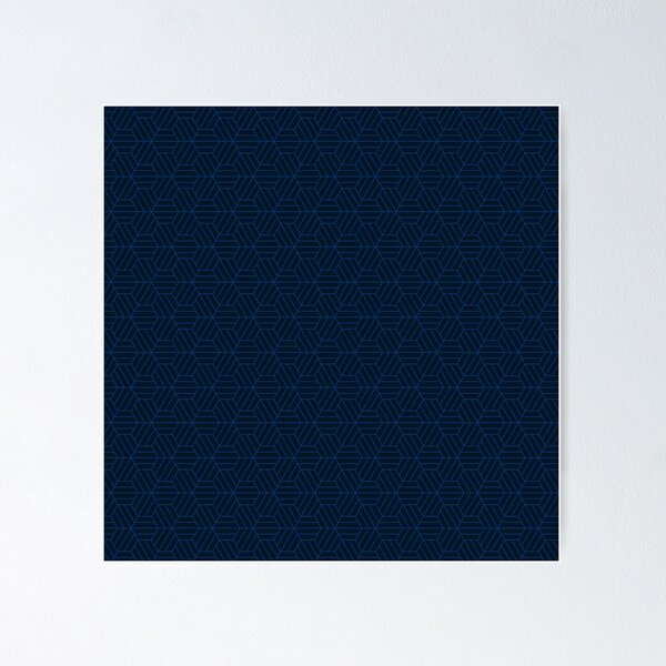 Item preview, Earthy Blue Beehive Texture - Abstract Geometric Shape Pattern  - Valentine Gifts For Him designed and sold by RoyalStarsPatts.