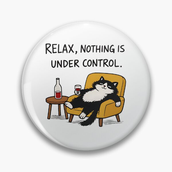 Item preview, RELAX, NOTHING IS UNDER CONTROL. designed and sold by sarahdoesdesign.