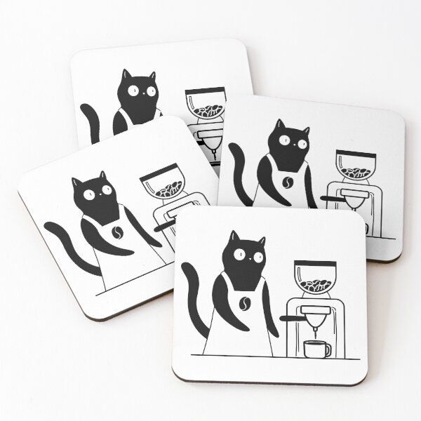 Item preview, Funny Coffee Lover Cat 4 designed and sold by mcraft studio.