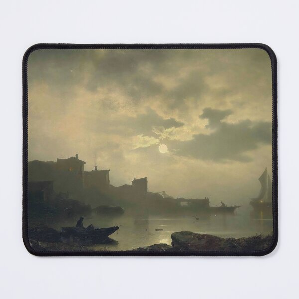 Item preview, Moonlit Bay (1833-1912), by Sophus Jacobsen designed and sold by Gabriel S.