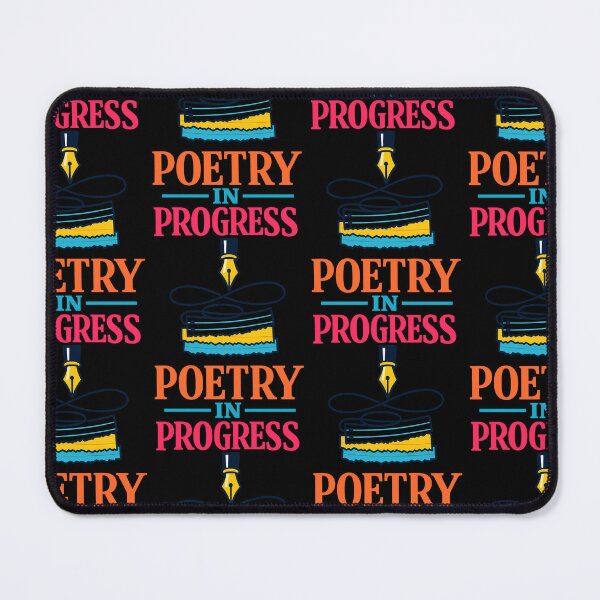 Item preview, Poetry In Progress Writer Humor Creative Design designed and sold by TeeTimeTreasure.