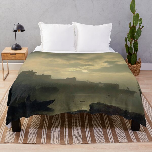 Item preview, Moonlit Bay (1833-1912), by Sophus Jacobsen designed and sold by Gabriel S.