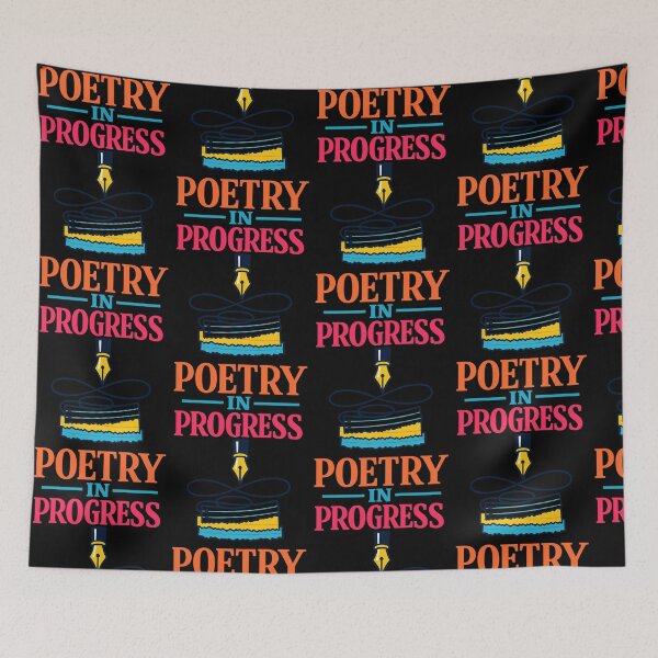 Item preview, Poetry In Progress Writer Humor Creative Design designed and sold by TeeTimeTreasure.