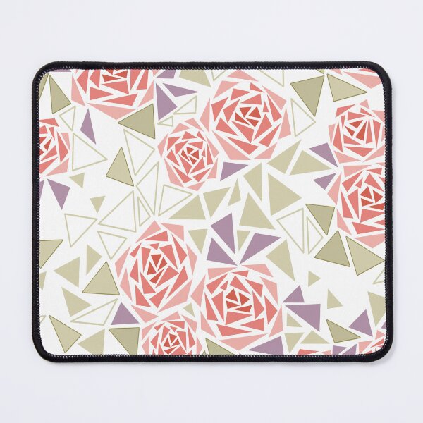 Item preview, olive beige mosaic floral pattern retro designed and sold by fuzzyfox.