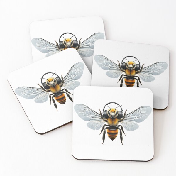 Item preview, Buzzy the Honey Bee Jammin 1A (SonciWave Vibes) designed and sold by SonicWave Vibes.