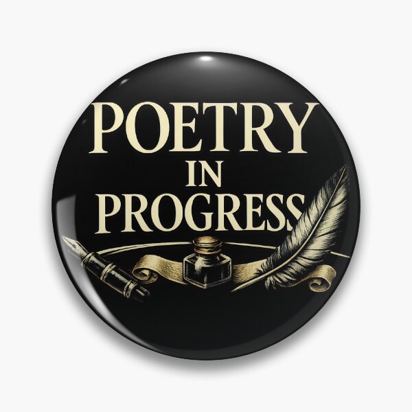 Item preview, Poetry In Progress Vintage Writer Calligraphy Design designed and sold by TeeTimeTreasure.
