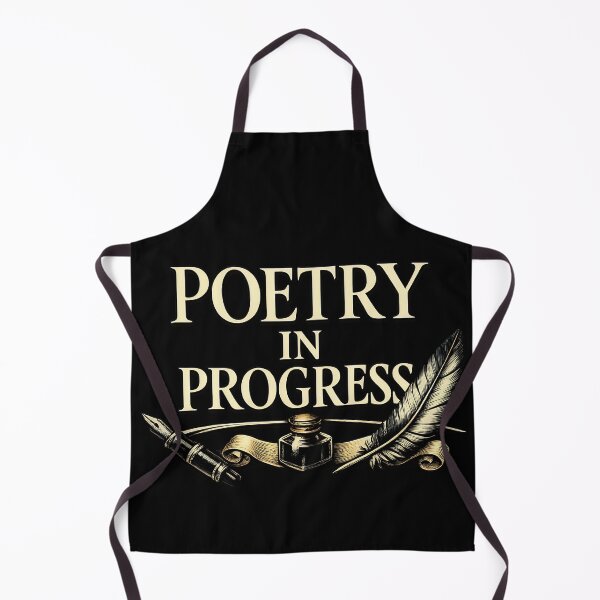 Item preview, Poetry In Progress Vintage Writer Calligraphy Design designed and sold by TeeTimeTreasure.