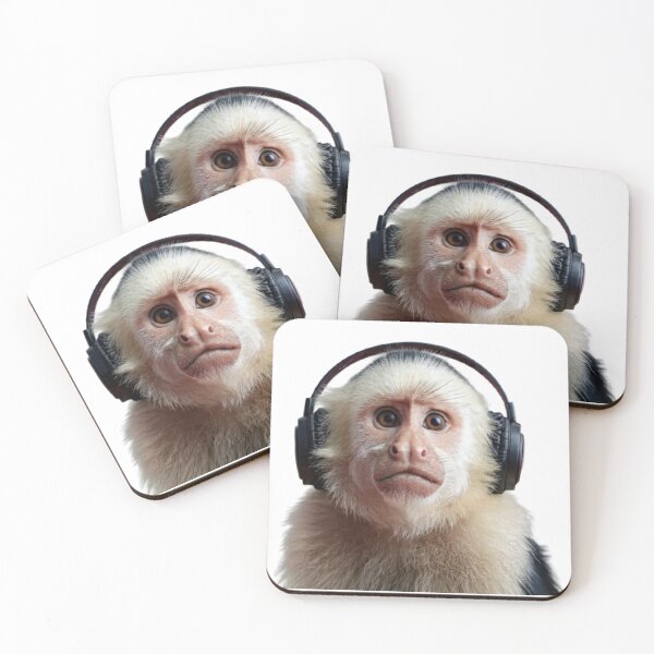 Item preview, George the Capuchin Monkey Jammin 1A (SonciWave Vibes) designed and sold by SonicWave Vibes.