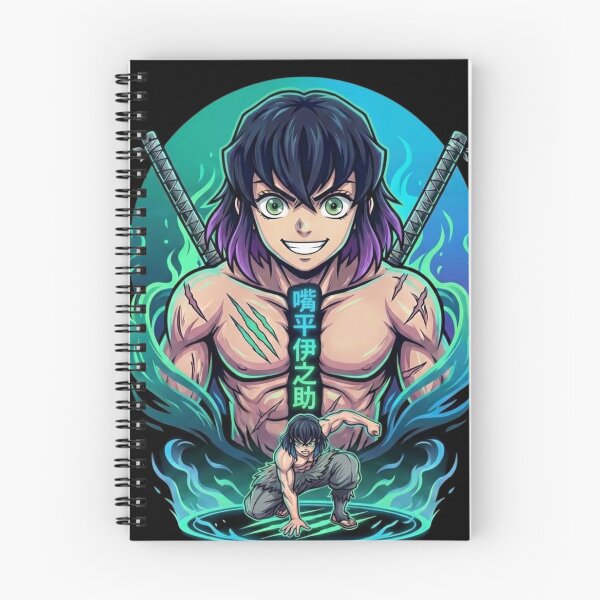 Item preview, Inosuke Hashibira Beast Breathing Neon Anime Art designed and sold by Innova_Creations.