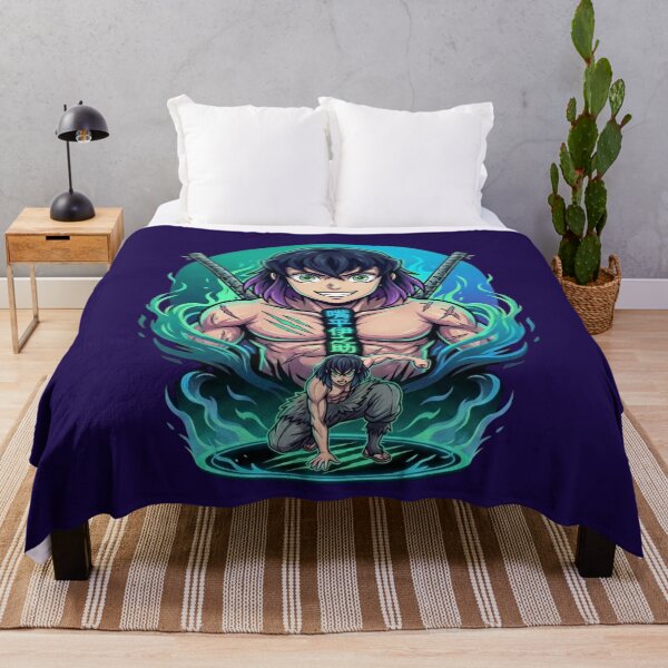 Item preview, Inosuke Hashibira Beast Breathing Neon Anime Art designed and sold by Innova_Creations.
