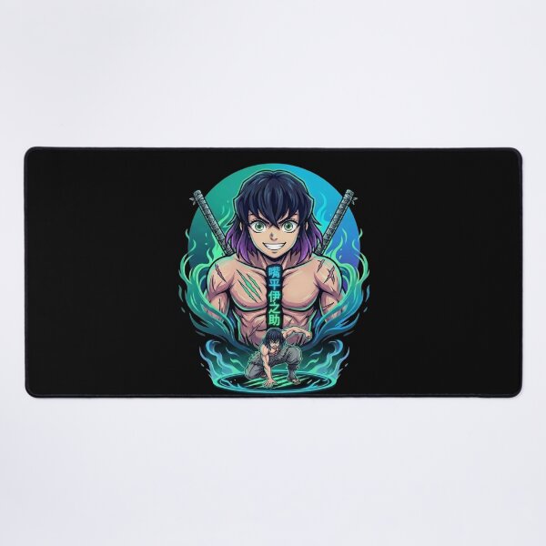 Item preview, Inosuke Hashibira Beast Breathing Neon Anime Art designed and sold by Innova_Creations.