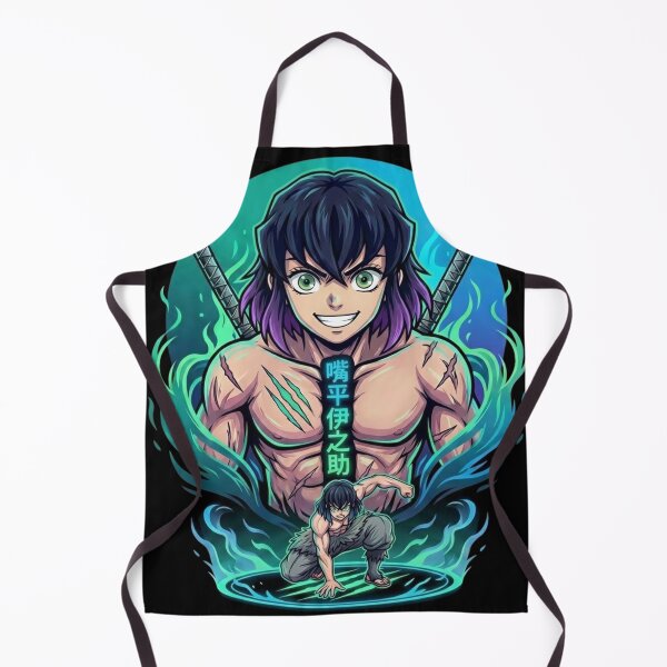 Item preview, Inosuke Hashibira Beast Breathing Neon Anime Art designed and sold by Innova_Creations.