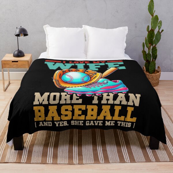 Item preview, I Love My Wife More Than Baseball Tee designed and sold by KIROSALS.