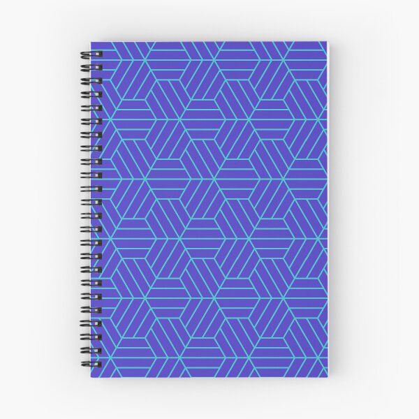 Item preview, Old School Blue Hexagram Grid - Abstract Geometric Shape Pattern - Valentines Gifts designed and sold by RoyalStarsPatts.