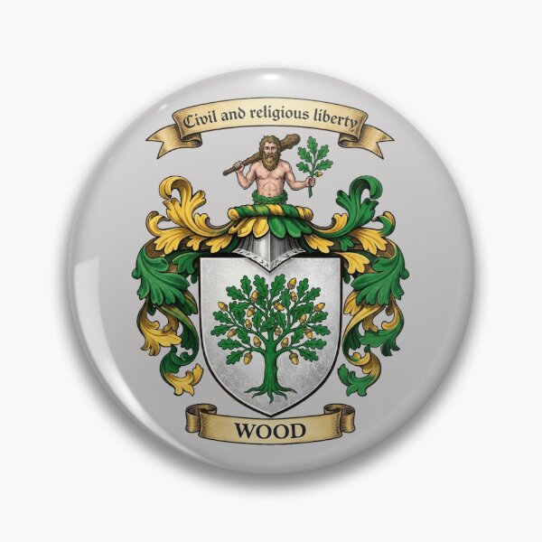Item preview, The Wood Family Coat of Arms designed and sold by BagTown Clans.