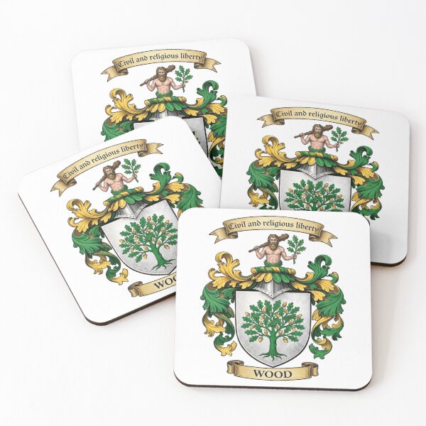 Item preview, The Wood Family Coat of Arms designed and sold by BagTown Clans.