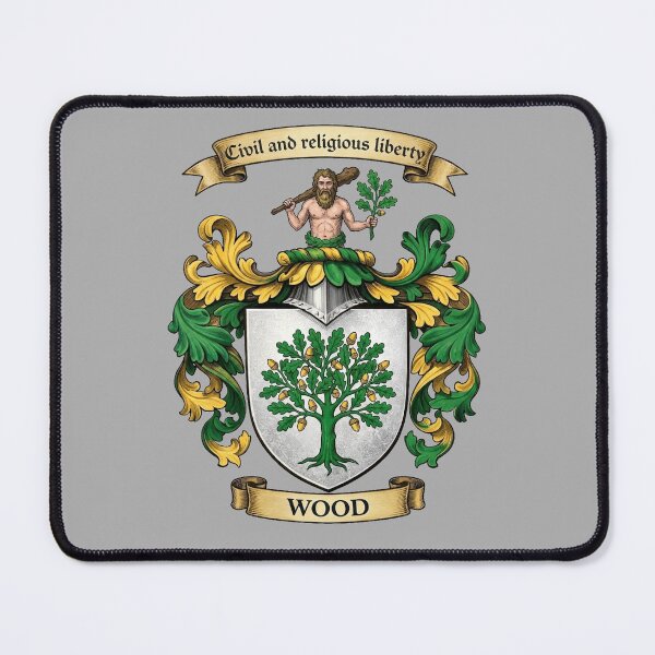 Item preview, The Wood Family Coat of Arms designed and sold by BagTown Clans.