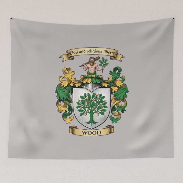 Item preview, The Wood Family Coat of Arms designed and sold by BagTown Clans.