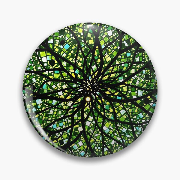 Item preview, Green and Aqua Stained Glass designed and sold by Sachie's Studio.