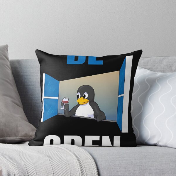 Item preview, Linux - Be Open With Wine designed and sold by CelinaTecher.