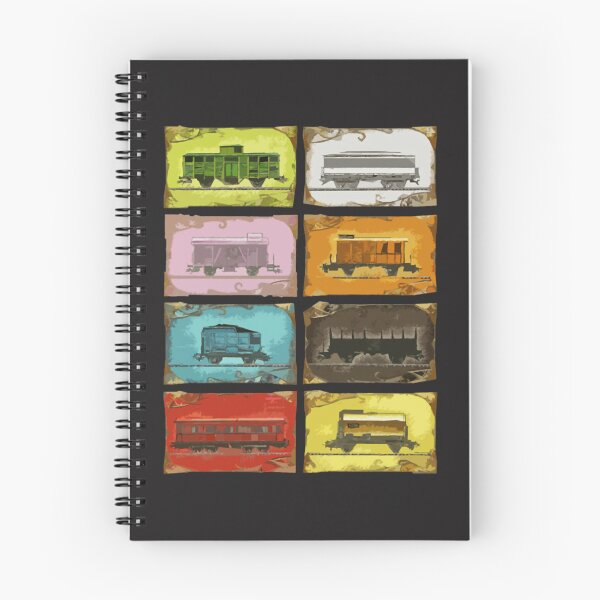 Item preview, Ticket to Ride The Trains on Black  designed and sold by RadhaWords.