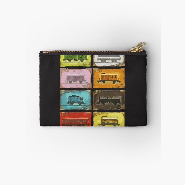 Item preview, Ticket to Ride The Trains on Black  designed and sold by RadhaWords.