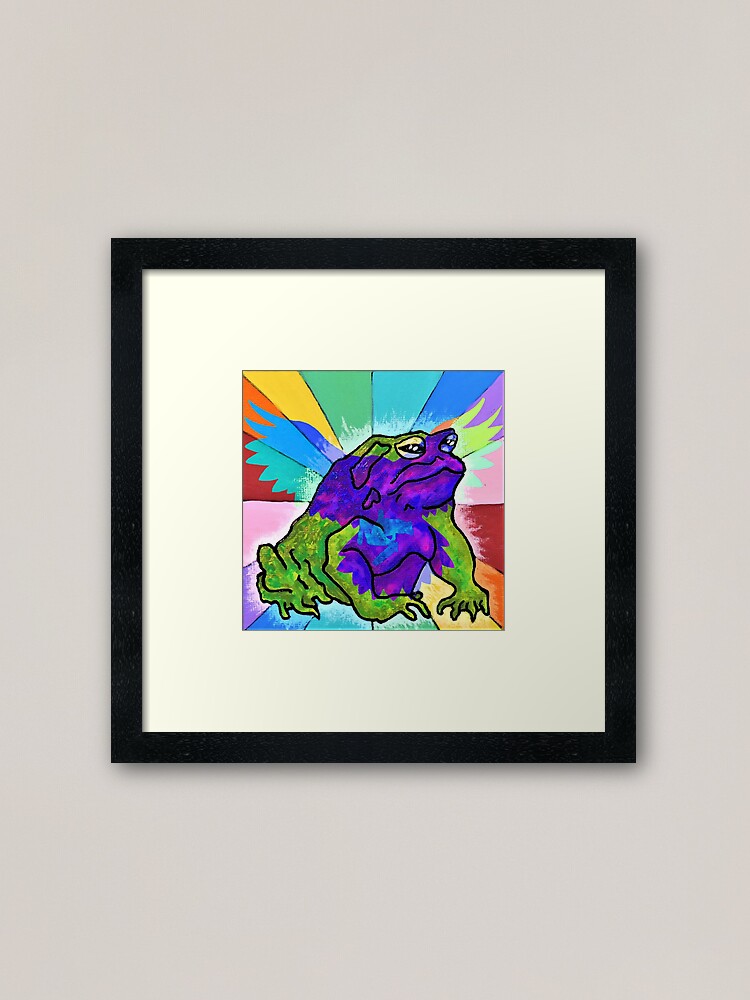 "Bufo Alarius by Muse Puke " Framed Art Print by Cheevo Redbubble