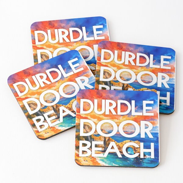 Item preview, Durdle Door Beach, Dorset, England – Watercolor Beach Poster designed and sold by Sea Gem.