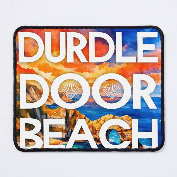 Item preview, Durdle Door Beach, Dorset, England – Watercolor Beach Poster designed and sold by Sea Gem.