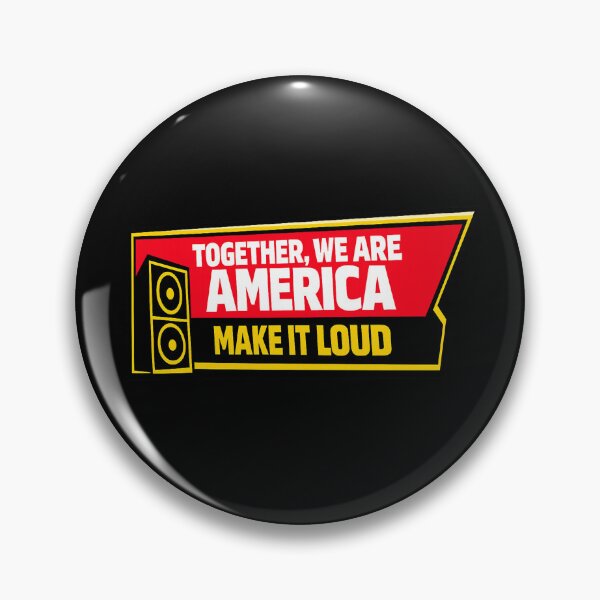 Item preview, Together, We Are America — Make It Loud Jumbotron Banner Shirt designed and sold by POD DYNASTY.