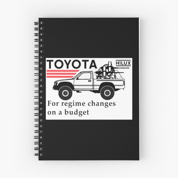 Item preview, Toyota Hilux for regime changes on a budget  designed and sold by RadhaWords.