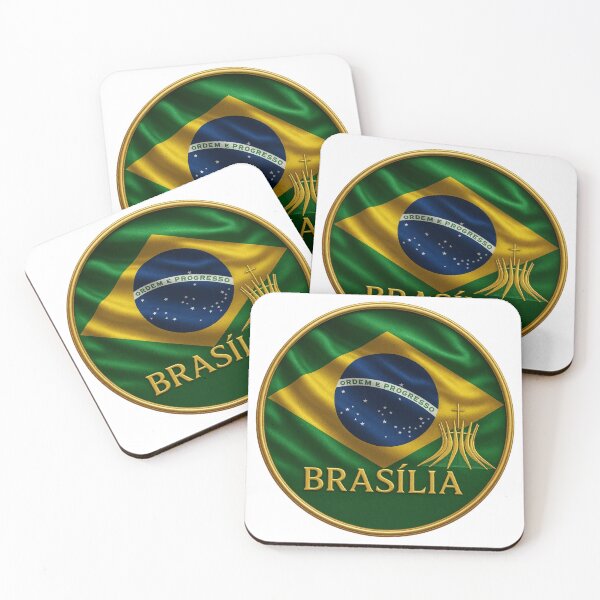 Item preview, Brasilia Brazil Flag Cathedral Travel Souvenir designed and sold by Annika Shurafa.