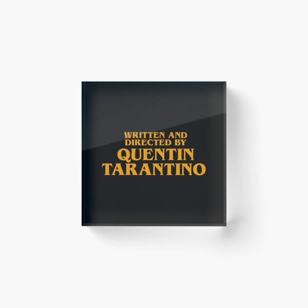 Item preview, Written and Directeds by Quentin Tarantino  designed and sold by RadhaWords.