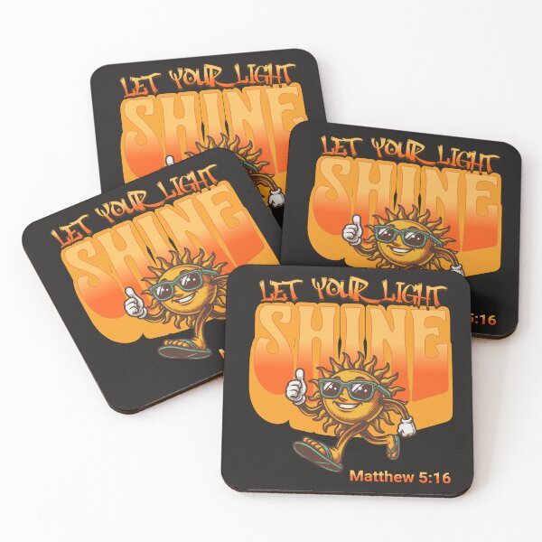 Item preview, Christian tshirt let your light shine designed and sold by SB Designs.