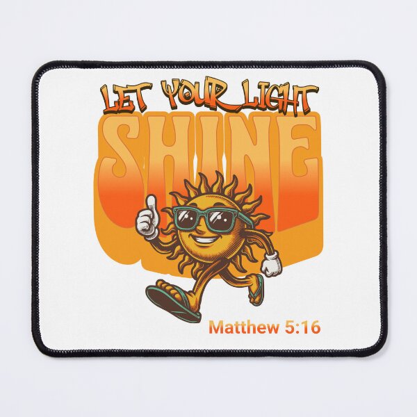 Item preview, Christian tshirt let your light shine designed and sold by SB Designs.