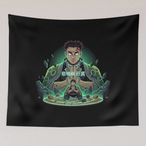 Item preview, Gyomei Himejima Stone Hashira Anime Art designed and sold by Innova_Creations.
